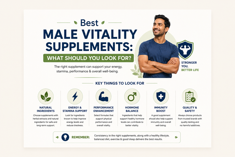 Best Male Vitality Supplements: What Should You Look For?