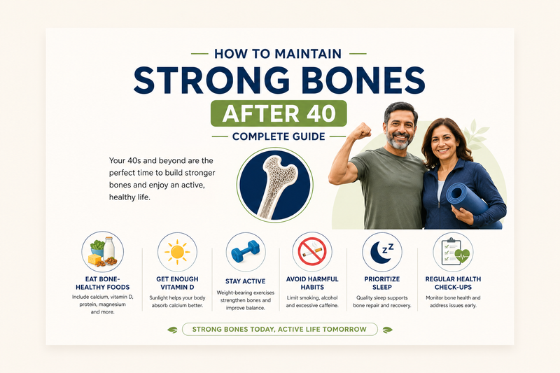 How to Maintain Strong Bones After 40: Complete Guide