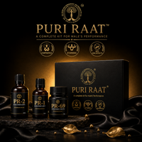 PURI RAAT™️  Complete Male Vitality & Performance Support Kit