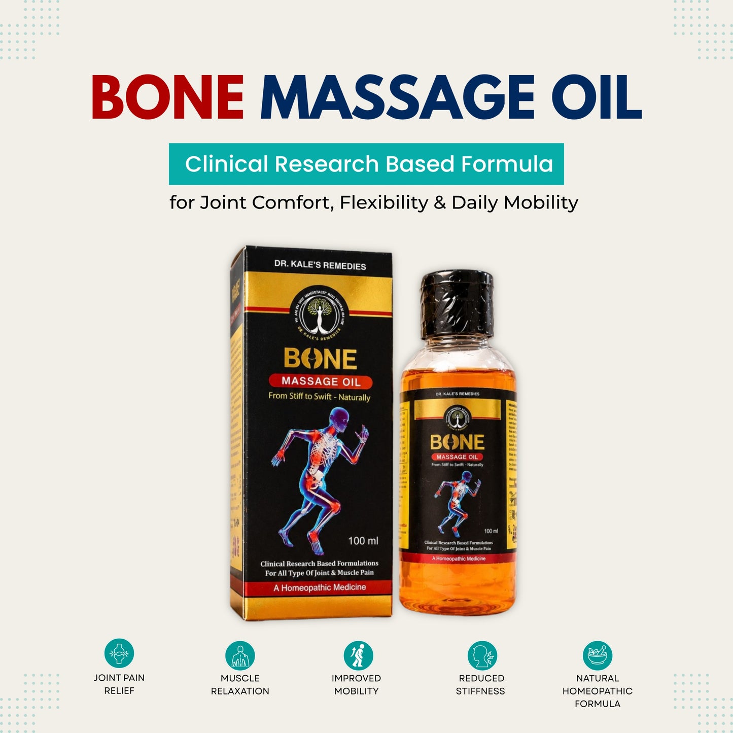 Bone Massage Oil - 100 ml (Pack of 3)
